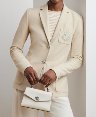 Farrah Textured Leather Satchel