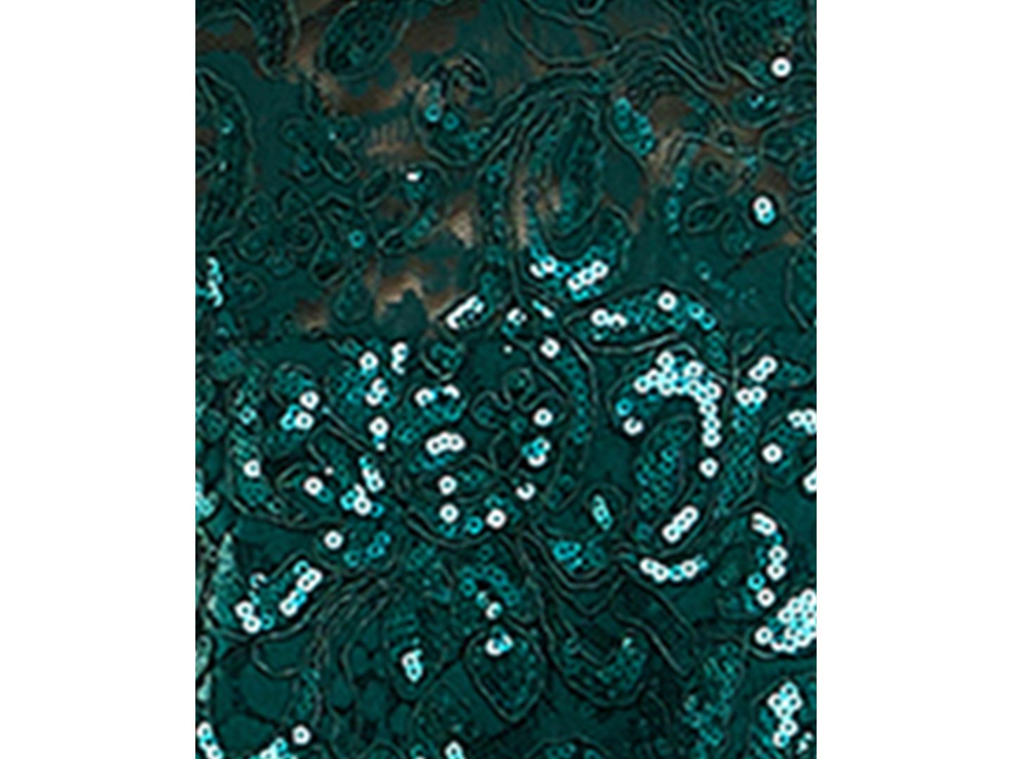 Женское платье KATIA RAE Juniors' Sequined Lace Spaghetti Strap Square-Neck, цвет: Тёмно-зелёный — фото 4