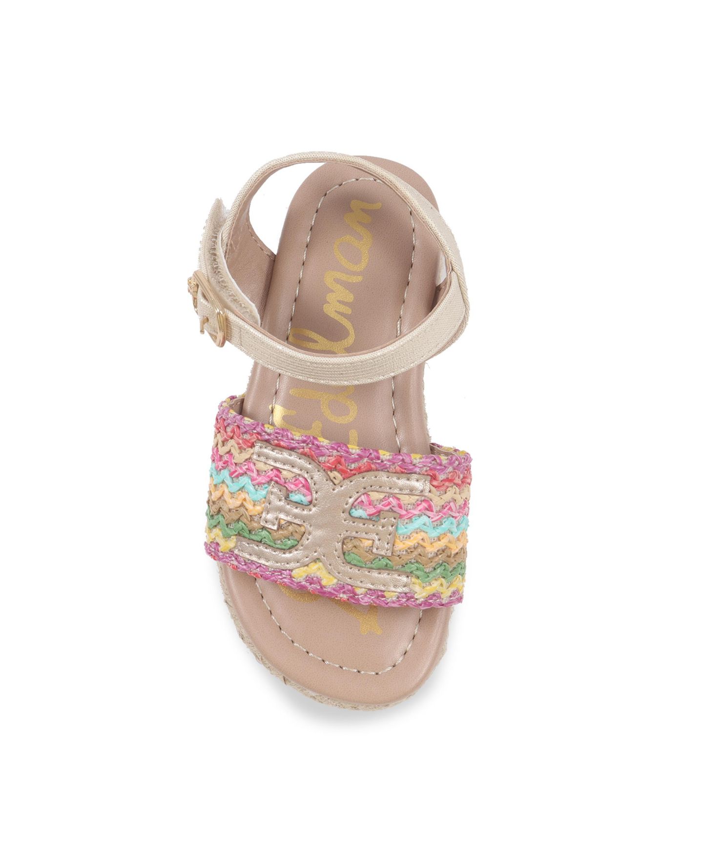 Сандалии Sam Edelman Kara Band Sandals для девочек, цвет: Золотой — фото 5