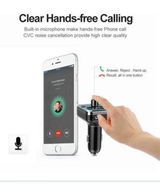 3-Port 12V Car Charging Station and FM Transmitter