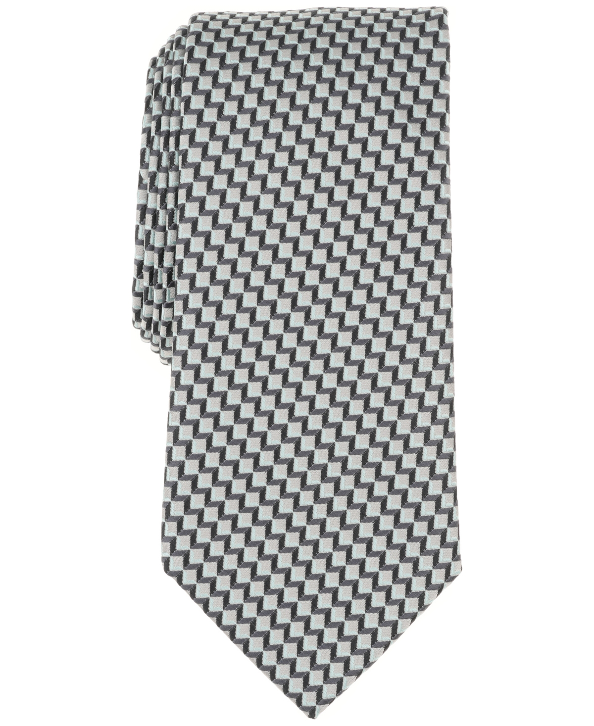 Perry Ellis Men's Chaffin Classic Geometric Tie In Black