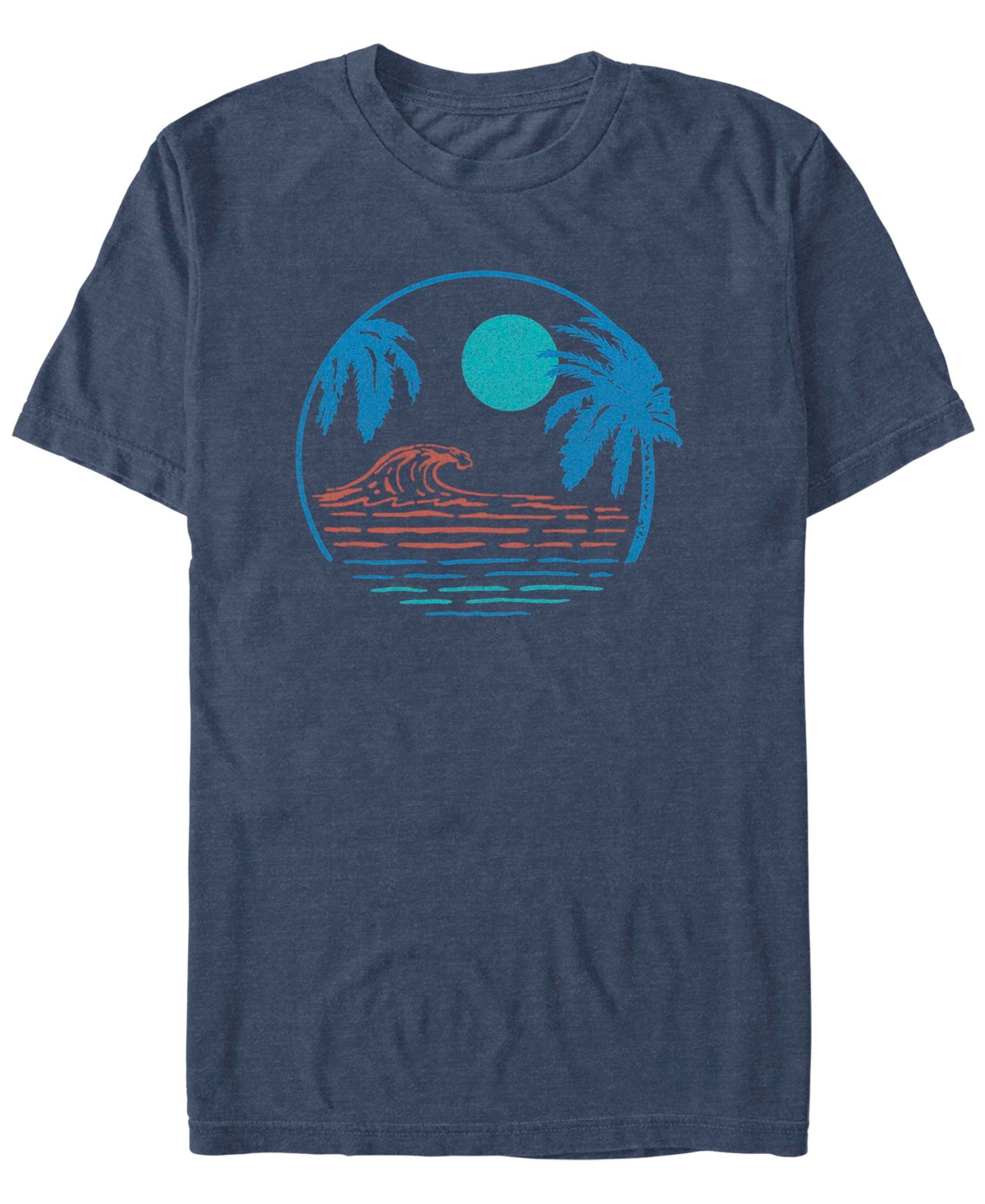 Men's Surf Cove Short Sleeve T-Shirt - Navy heather