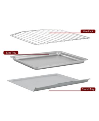 25 Quart French Door Multi-Function Electric Toaster Oven with Rotisserie Set