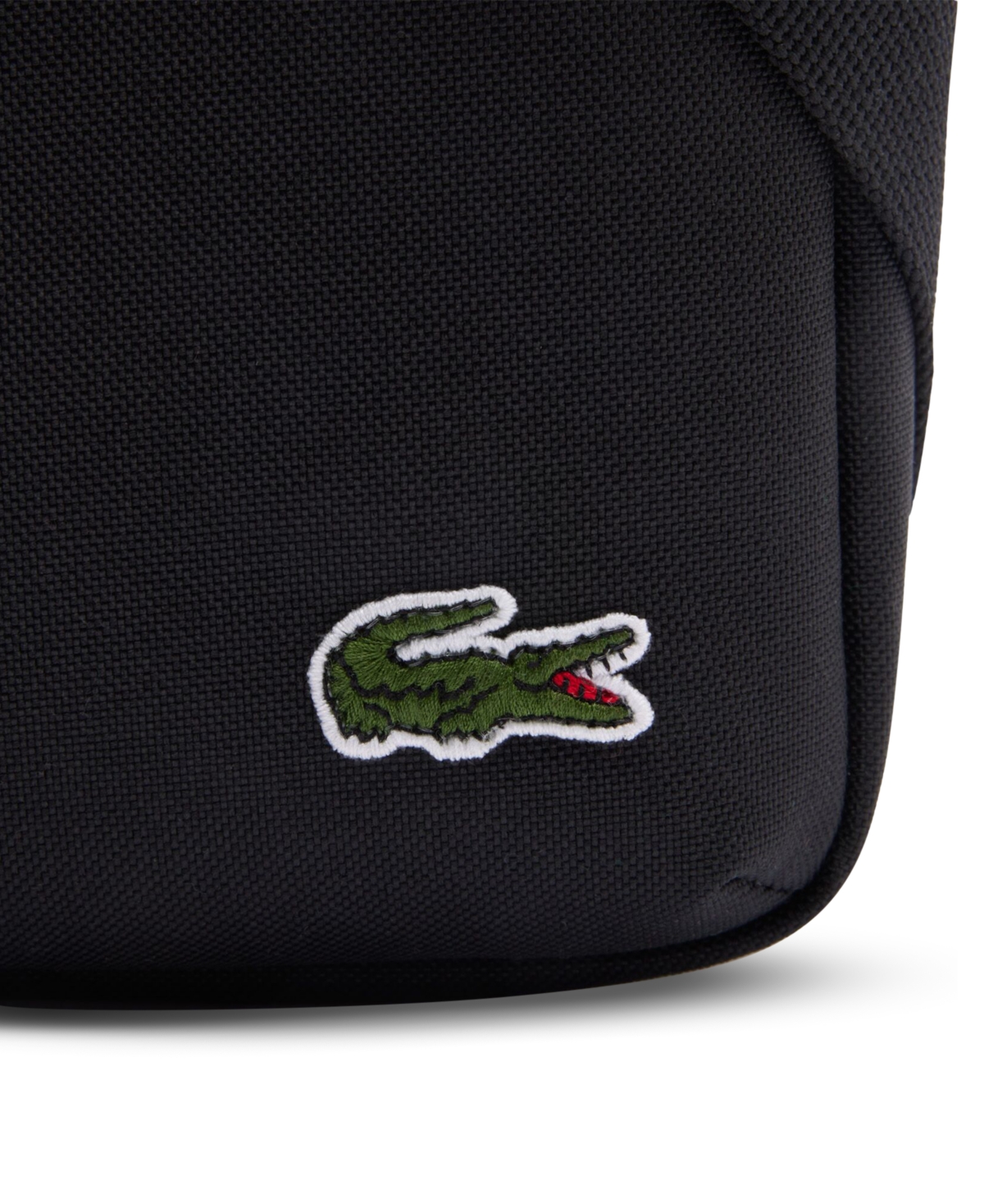 Lacoste Vertical Camera Bag Black In Black