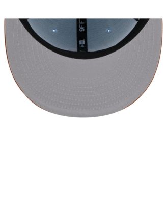 Men's Light Blue Chicago Cubs Spring Color Two-Tone 9FIFTY Snapback Hat