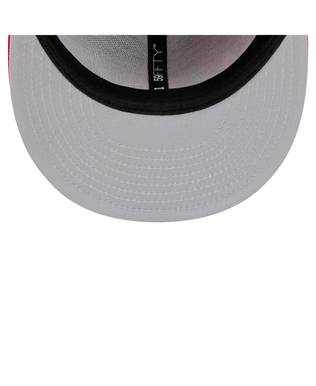 Shop New Era Men's Red Los Angeles Angels Ransom 59fifty Fitted Hat