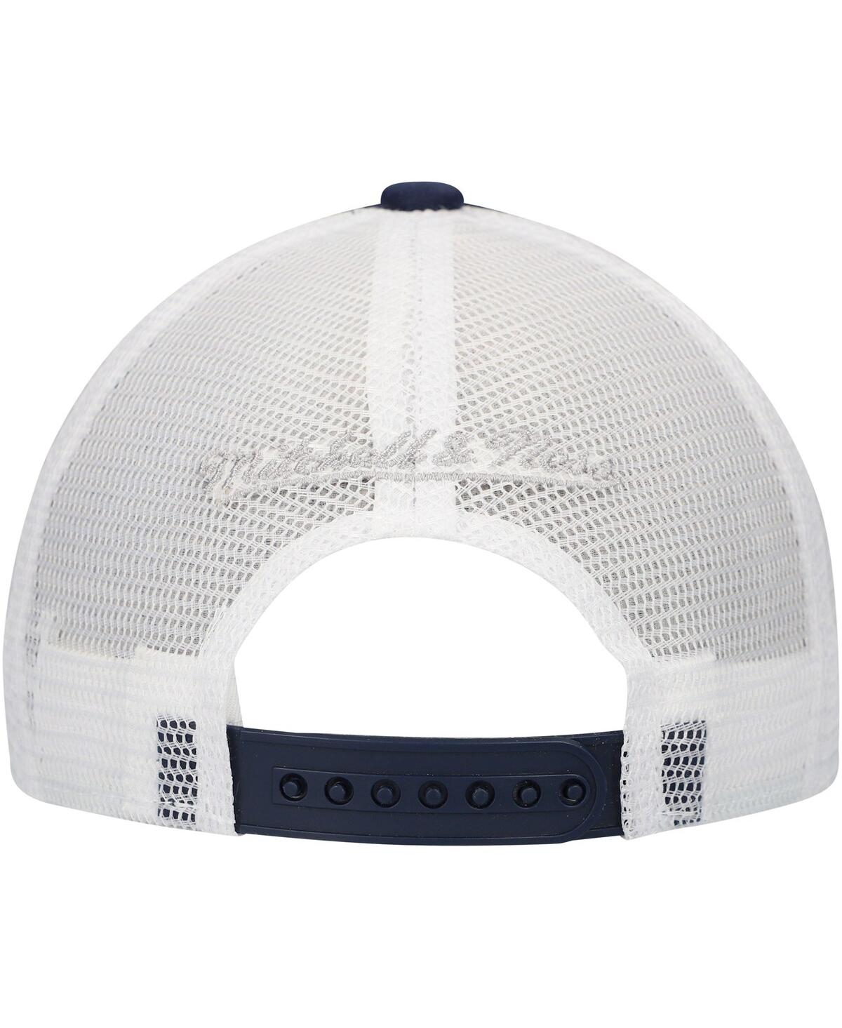 Mitchell & Ness Big Boys And Girls Navy Dallas Cowboys Stripe Trucker Adjustable Hat In Navy