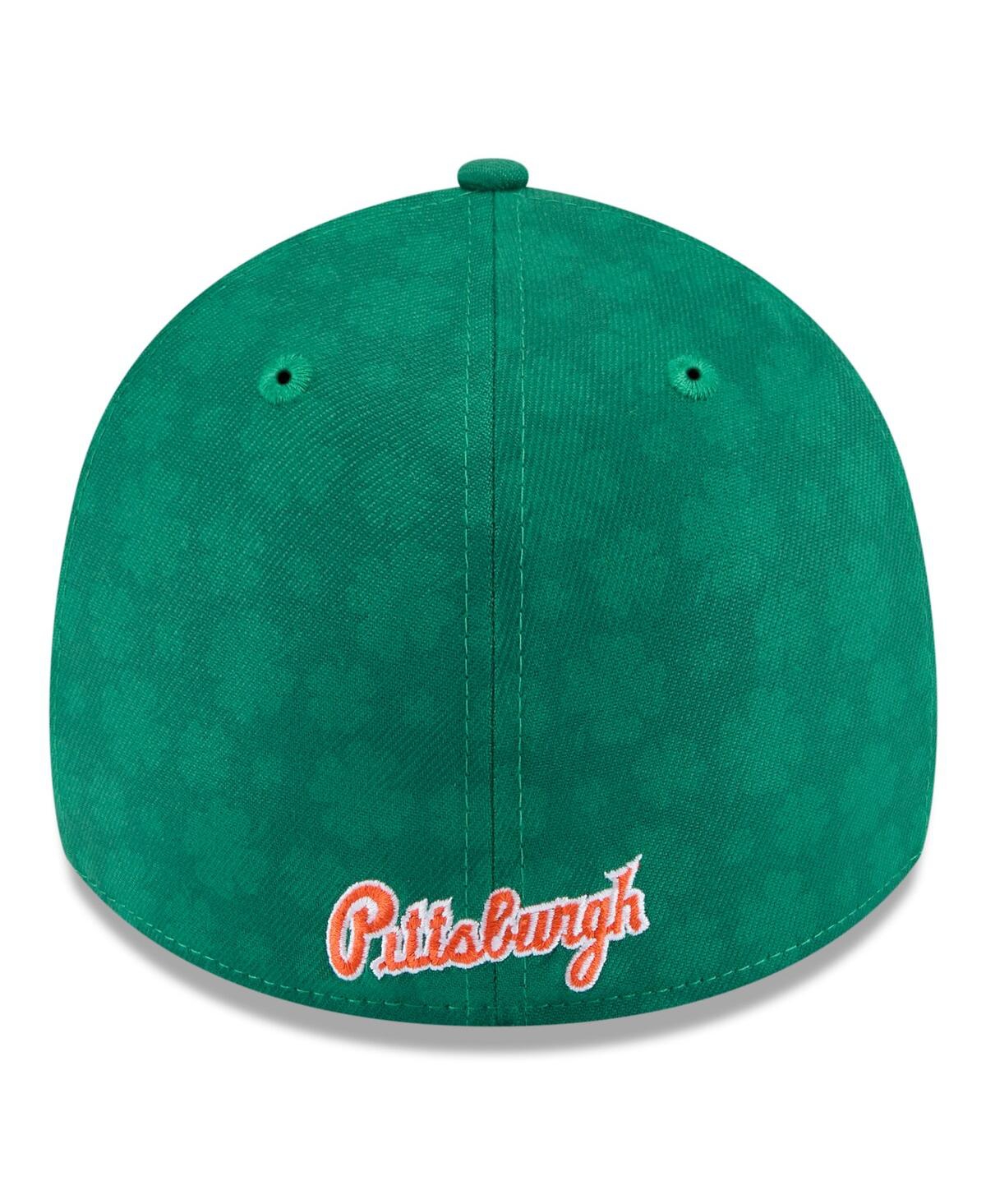 New Era Men's Kelly Green Pittsburgh Pirates St. Patrick's Day 39thirty Flex Hat In Kelly Green