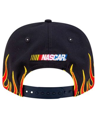 Men's Black/Scarlet Jeff Gordon DuPont Flames 9SEVENTY Stretch-snap Hat