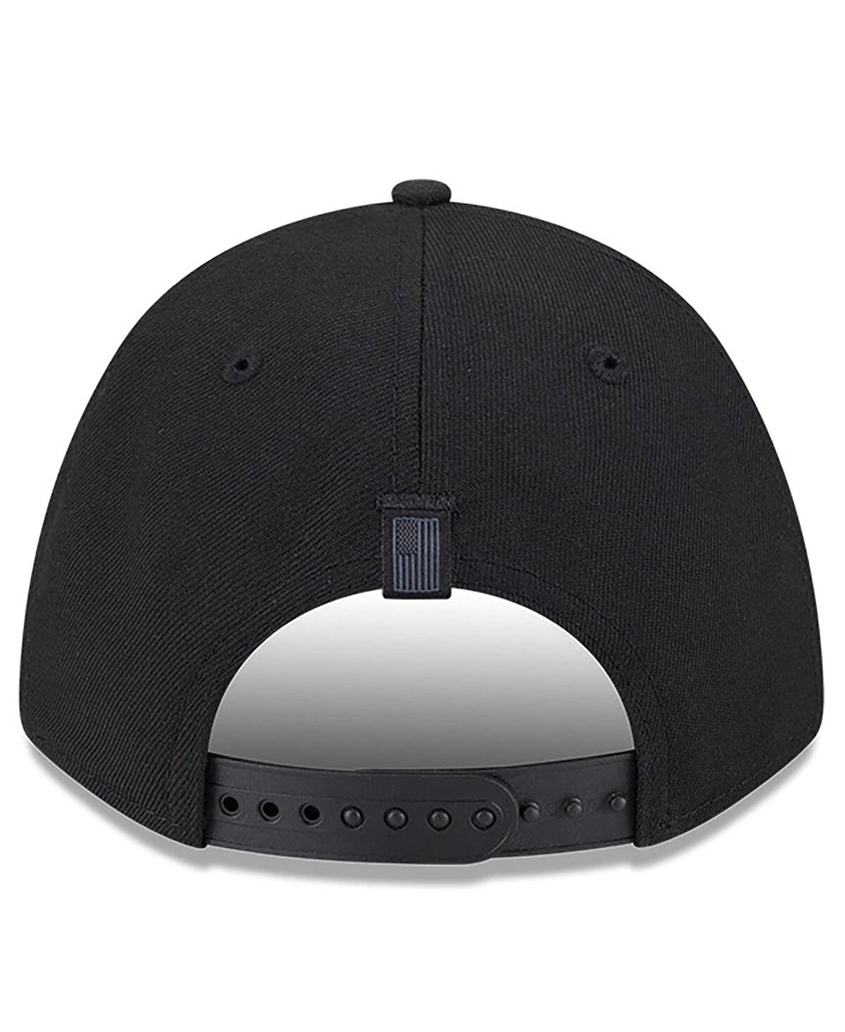 New Era Men's Black Kyle Larson American Flag 9forty M-crown A-frame Adjustable Hat In Black