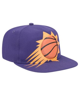 Men's Purple Phoenix Suns Oversized Puff Print Logo Golfer Snapback Hat
