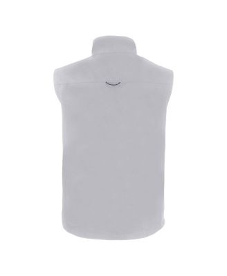 Men's Gray Ohio State Buckeyes Primary Logo Charter Eco Full-Zip Vest