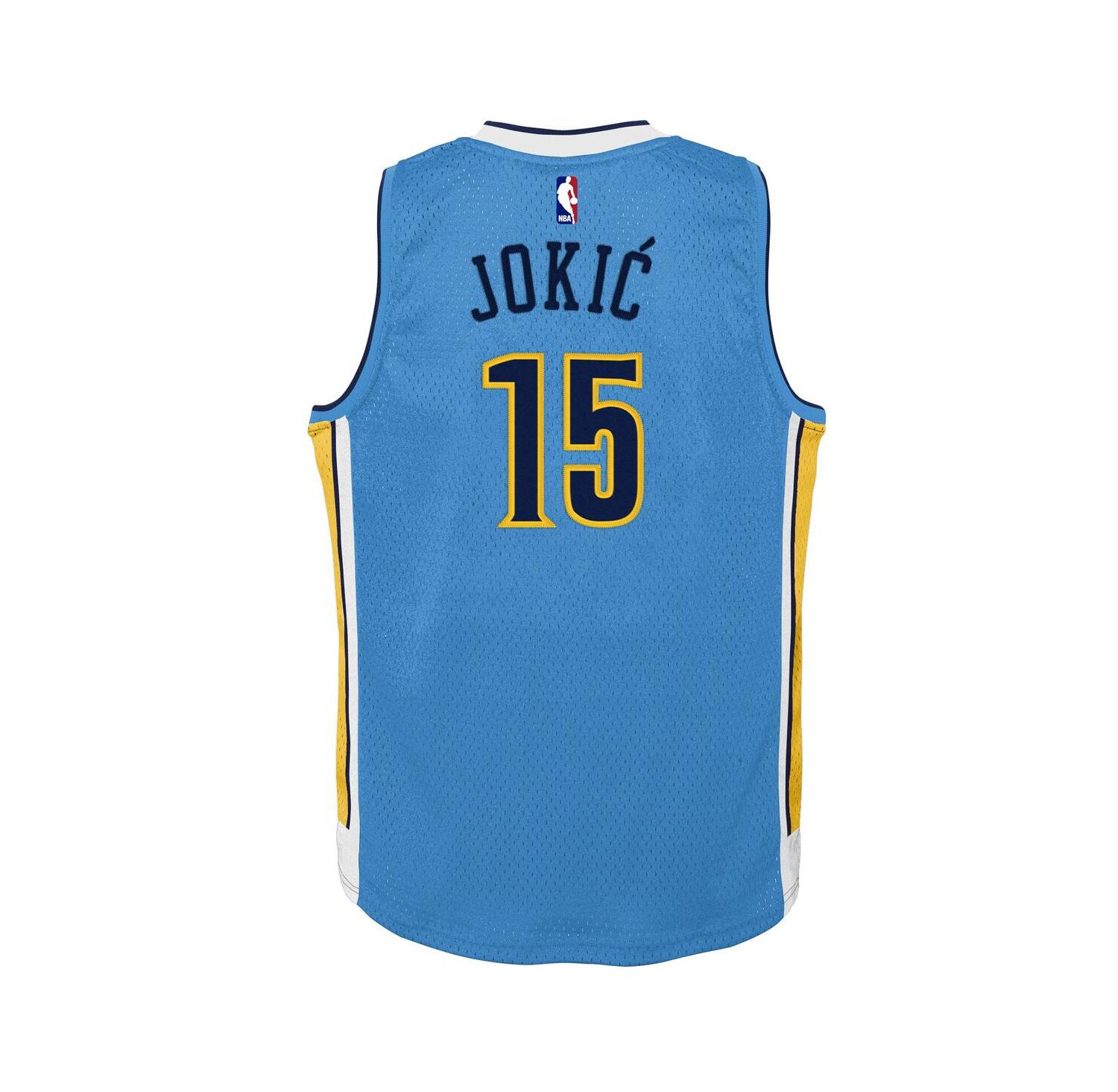 Big Boys and Girls Nikola Jokic Light Blue Denver Nuggets 2016/17 Hardwood Classics Swingman Jersey