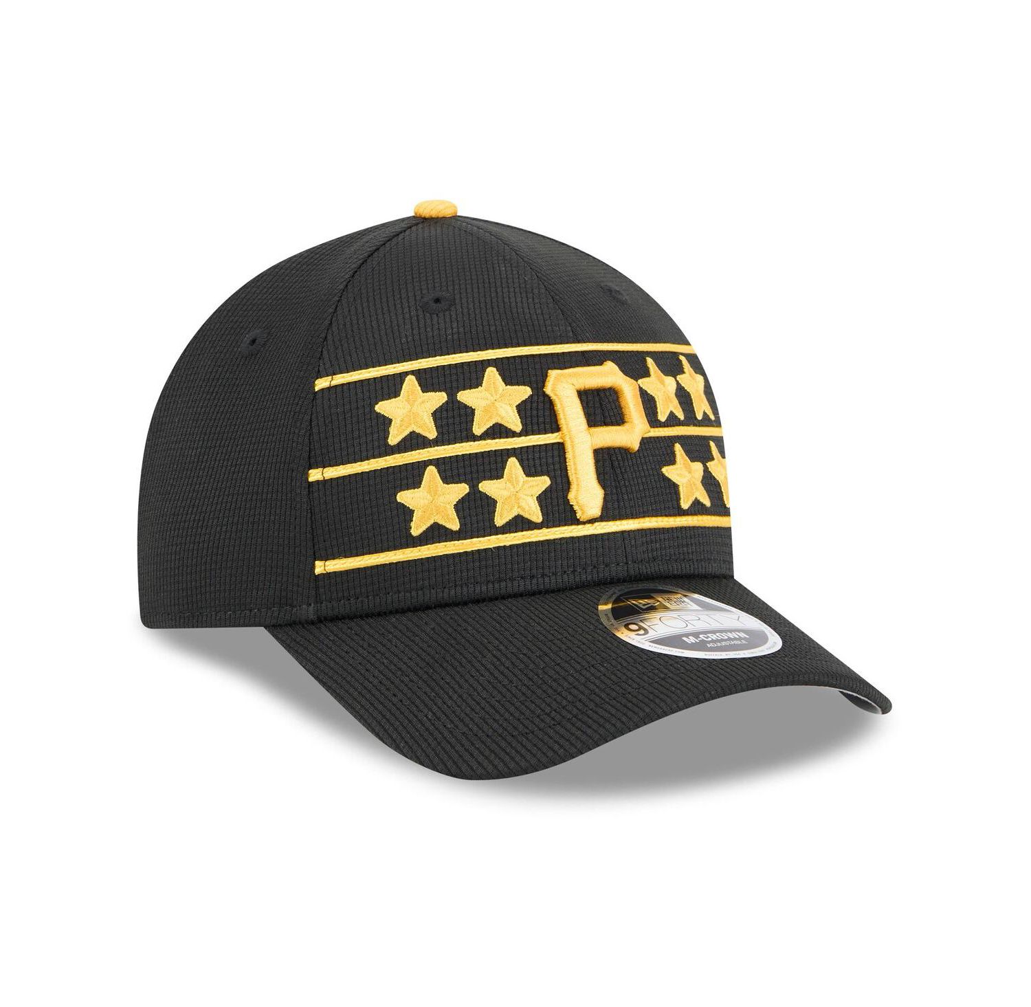 Men's Black Pittsburgh Pirates 2025 Batting Practice 9FORTY M-Crown Adjustable Hat