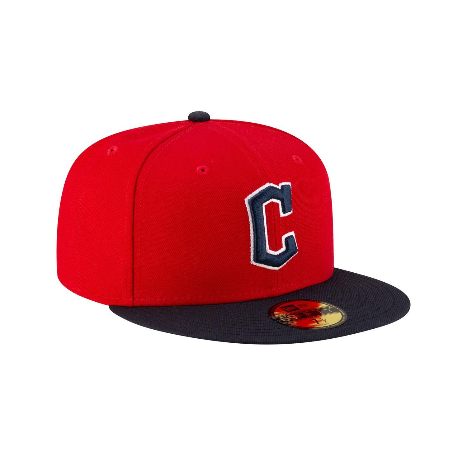 Men's Red/Black Cleveland Guardians Authentic Collection On Field 59FIFTY Fitted Hat
