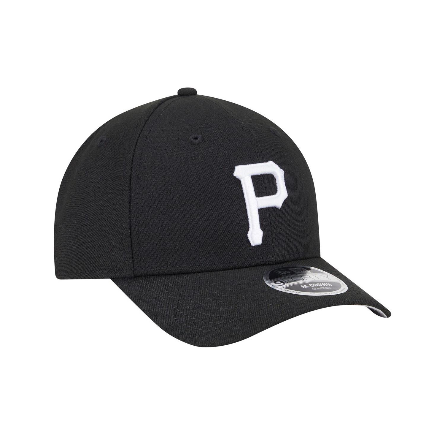 Men's Black Pittsburgh Pirates Player Replica 9FORTY Adjustable Hat