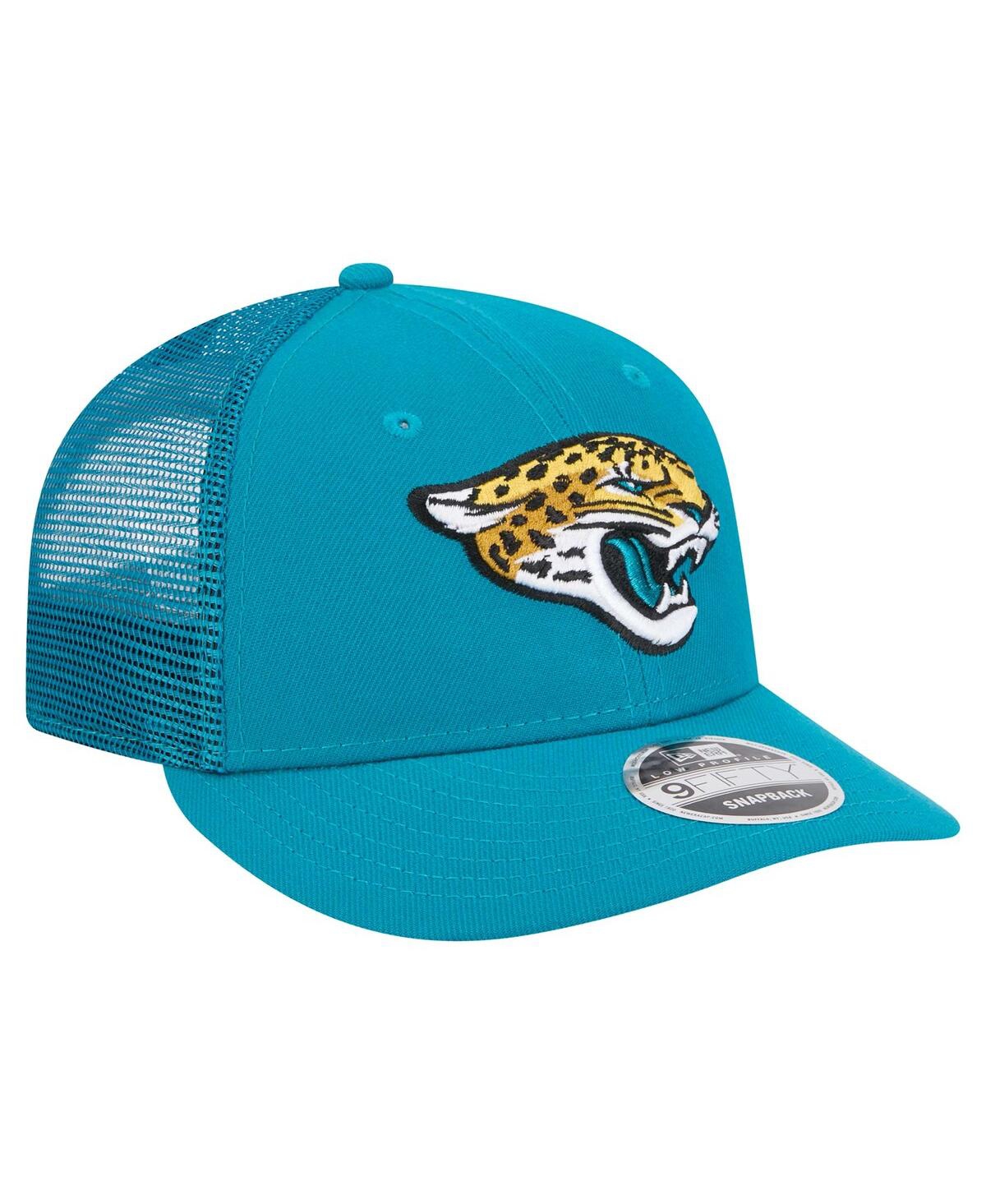 NEW ERA MEN'S TEAL JACKSONVILLE JAGUARS LOW PROFILE 9FIFTY SNAPBACK HAT 