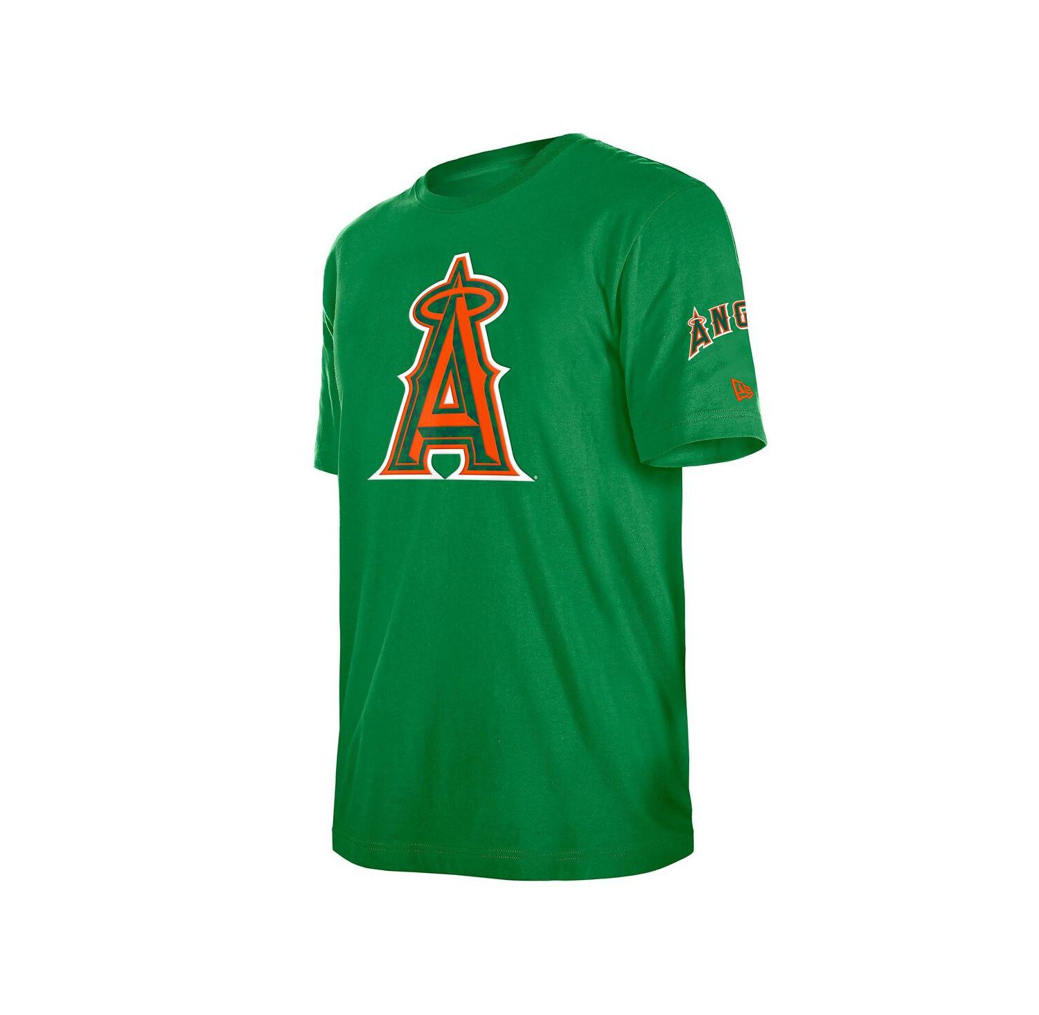 Men's Kelly Green Los Angeles Angels St. Patrick's Day Shamrock Fill T-Shirt