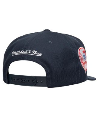 Men's Navy New York Yankees Double Up Snapback Hat