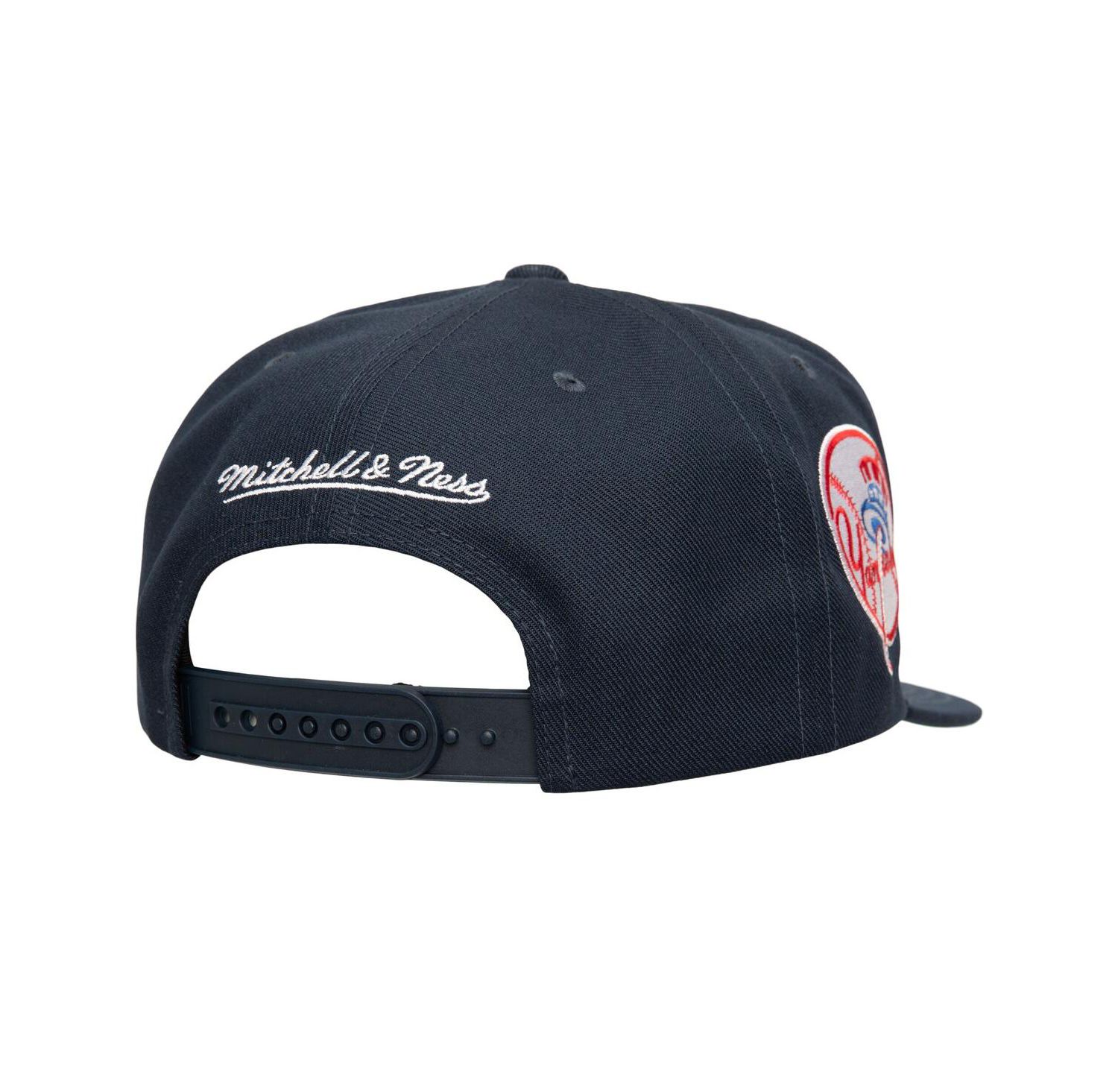 Men's Navy New York Yankees Double Up Snapback Hat
