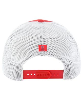 Men's Red Los Angeles Angels Downburst Trucker Adjustable Hat