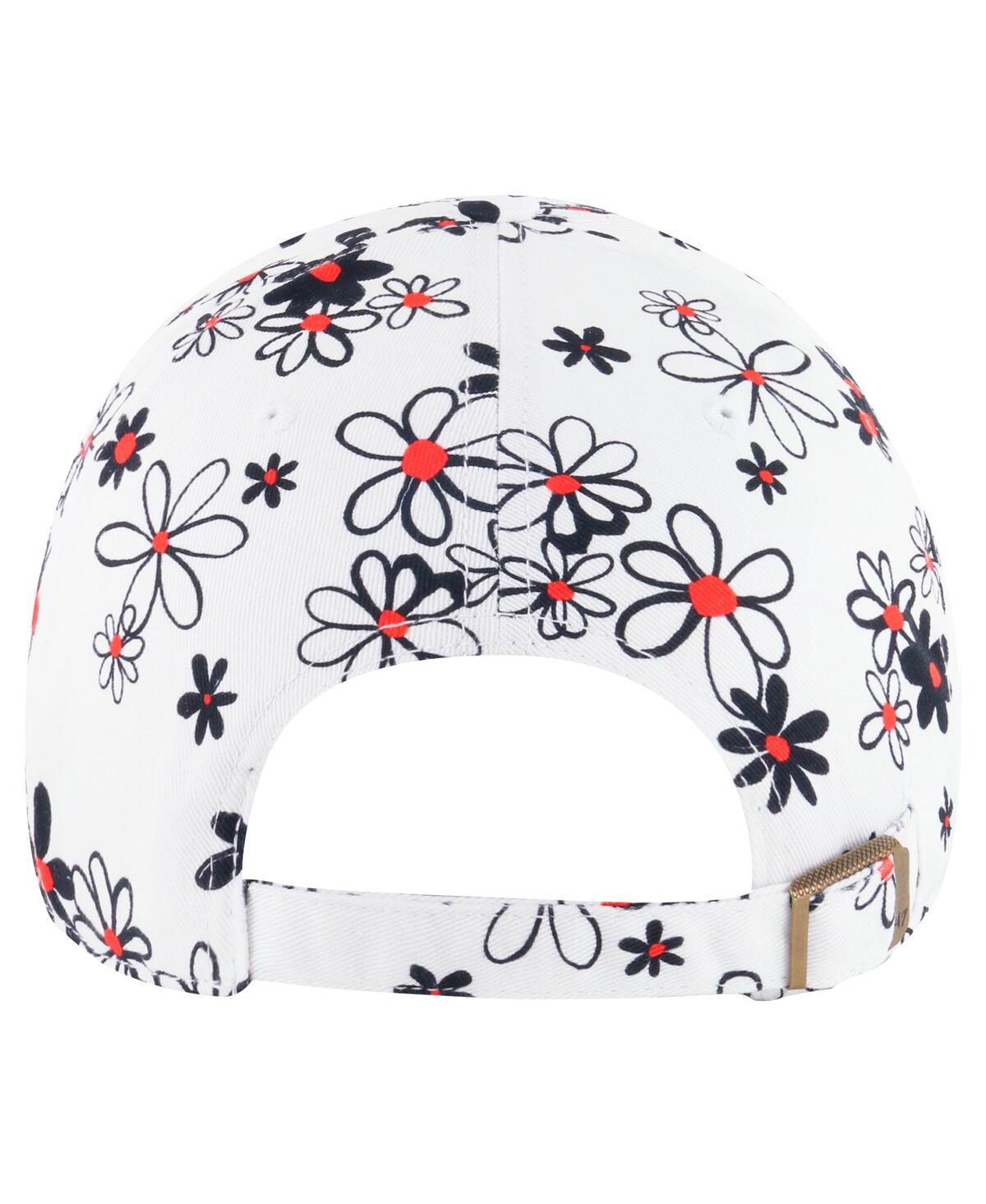 47 Brand Girls Toddler White Houston Texans Daisy Delight Clean Up Adjustable Hat In White
