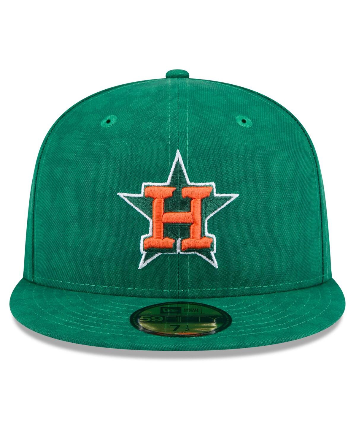 New Era Men's Kelly Green Houston Astros St. Patrick's Day 59fifty Fitted Hat In Kelly Green