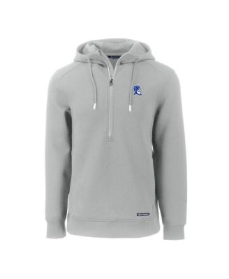 Men's Gray Duke Blue Devils Roam Eco Half-Zip Hoodie