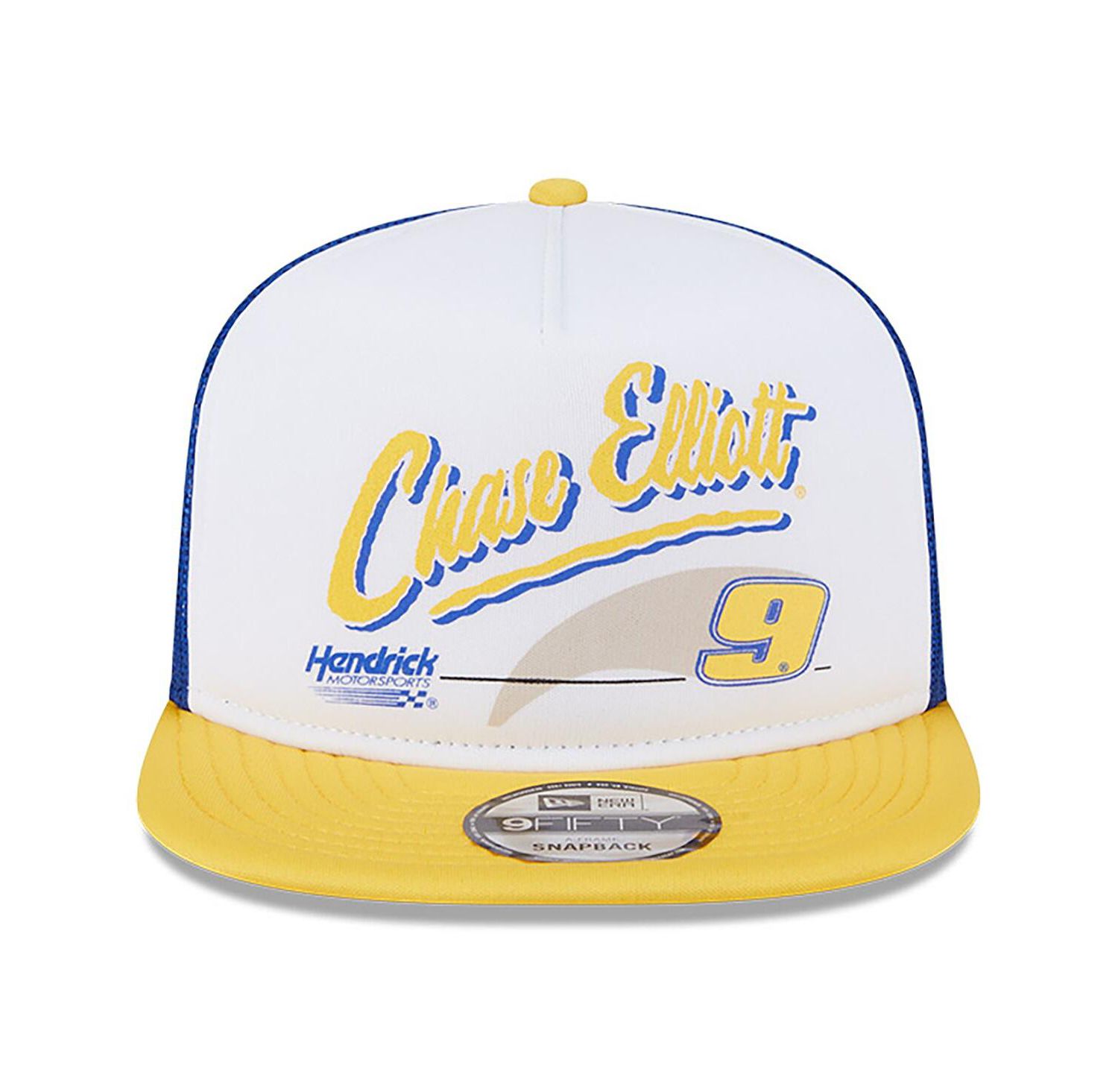 Men's Blue Chase Elliott 9FIFTY A-Frame Retro Script Snapback Hat