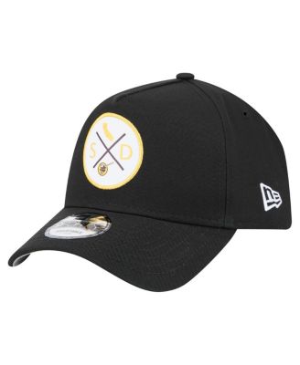 New Era - Men's Black San Diego Padres 9FORTY A-Frame Adjustable Hat