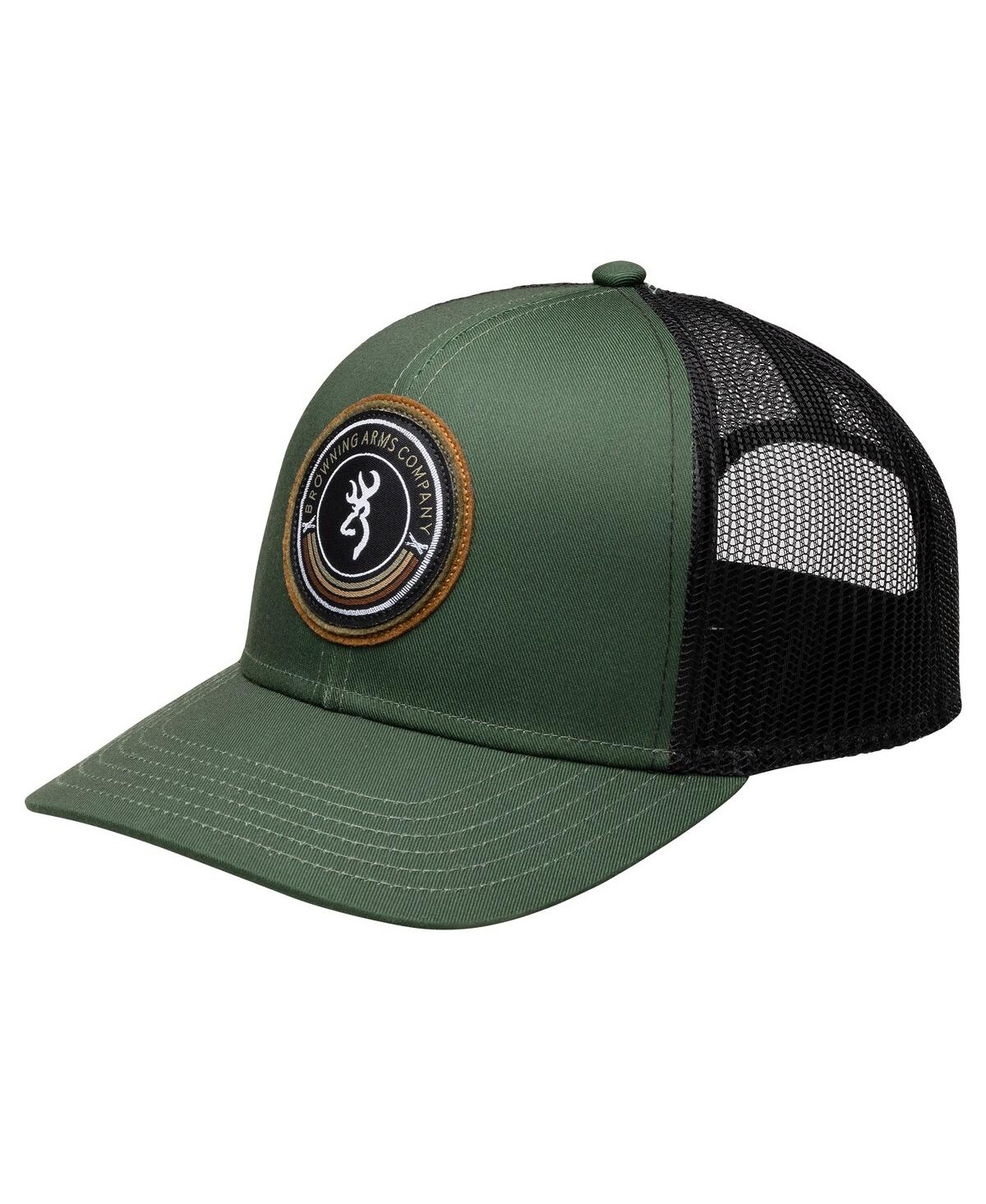 Men's Green/Black Parker Trucker Adjustable Hat - Green, Black