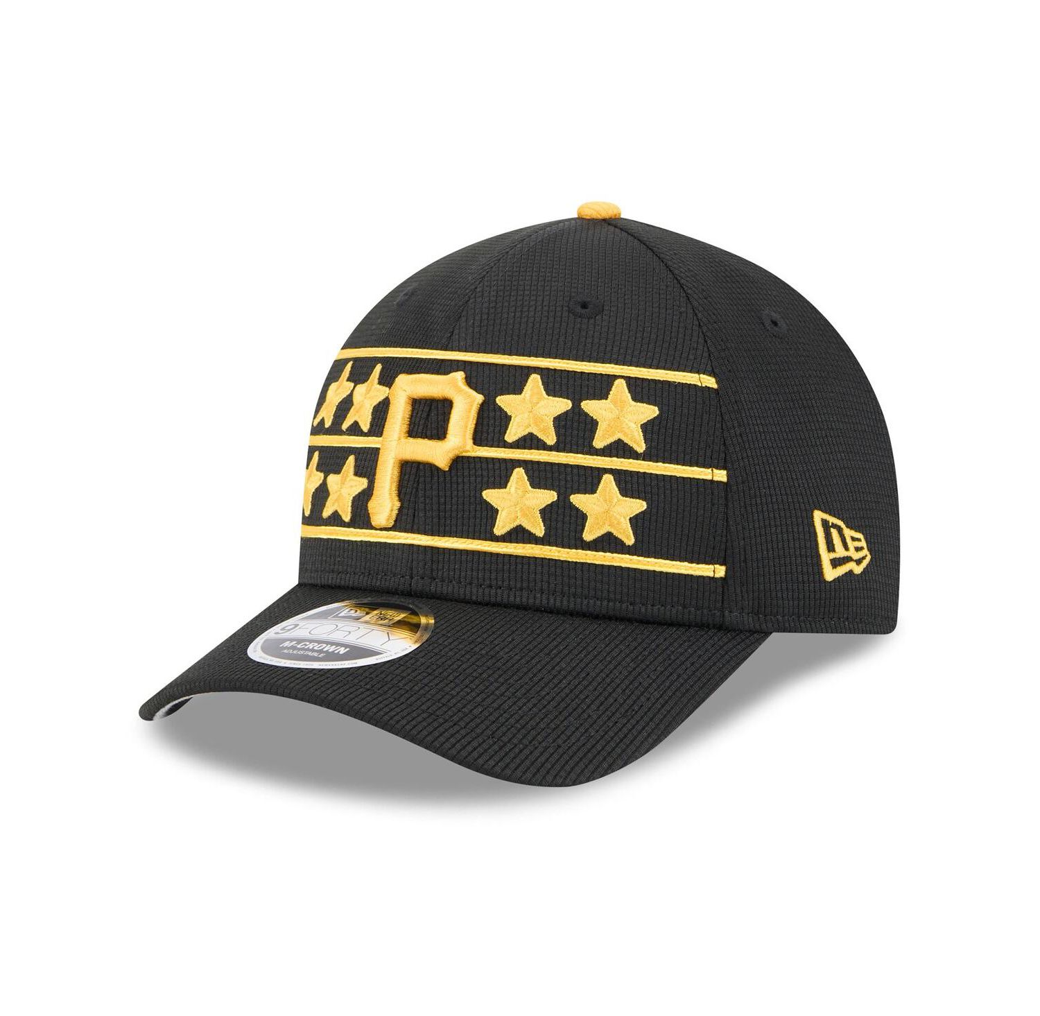 Men's Black Pittsburgh Pirates 2025 Batting Practice 9FORTY M-Crown Adjustable Hat
