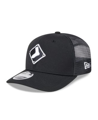 New Era - Men's Black Chicago White Sox 2025 Batting Practice 9SEVENTY Stretch-Snap Trucker Hat