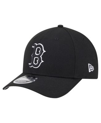 New Era - Men's Black Boston Red Sox Player Replica 9FORTY Adjustable Hat