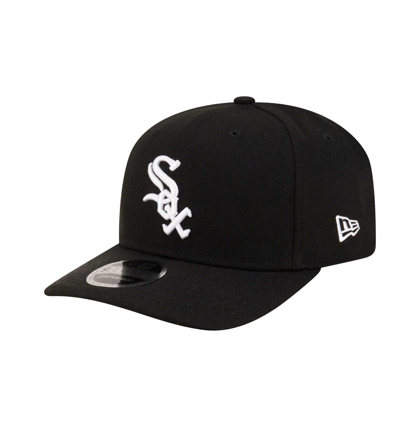 Мужская кепка New Era Black Chicago White Sox Player Replica 9SEVENTY Adjustable Hat — фото 1