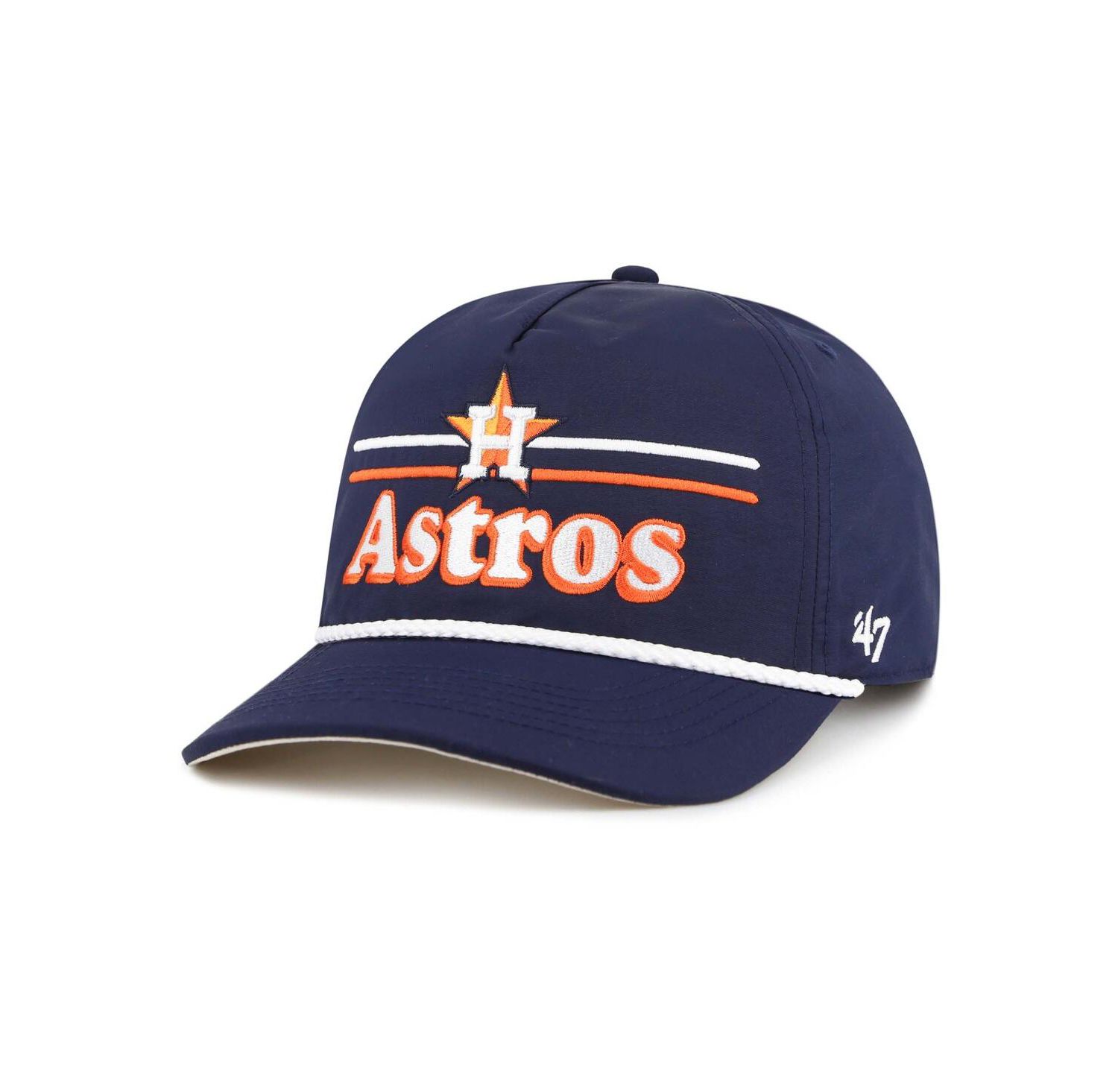Men's Navy Houston Astros Campscape Hitch Adjustable Hat