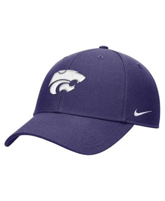 Nike - Big Boys and Girls Purple Kansas State Wildcats 2024 Sideline Club Adjustable Hat