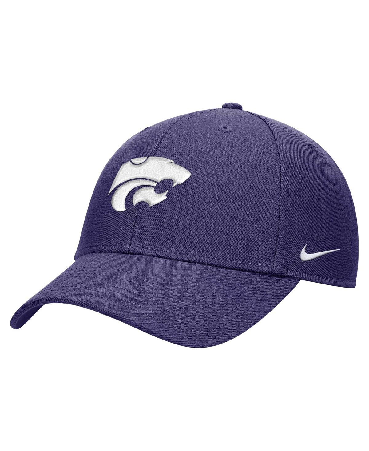 Nike Big Boys And Girls Purple Kansas State Wildcats 2024 Sideline Club Adjustable Hat In Purple