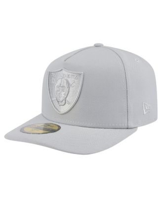New Era - Men's Gray Las Vegas Raiders Color Pack 59FIFTY Fitted Hat