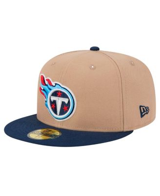 New Era - Men's Tan Tennessee Titans Logo Main 59FIFTY Fitted Hat