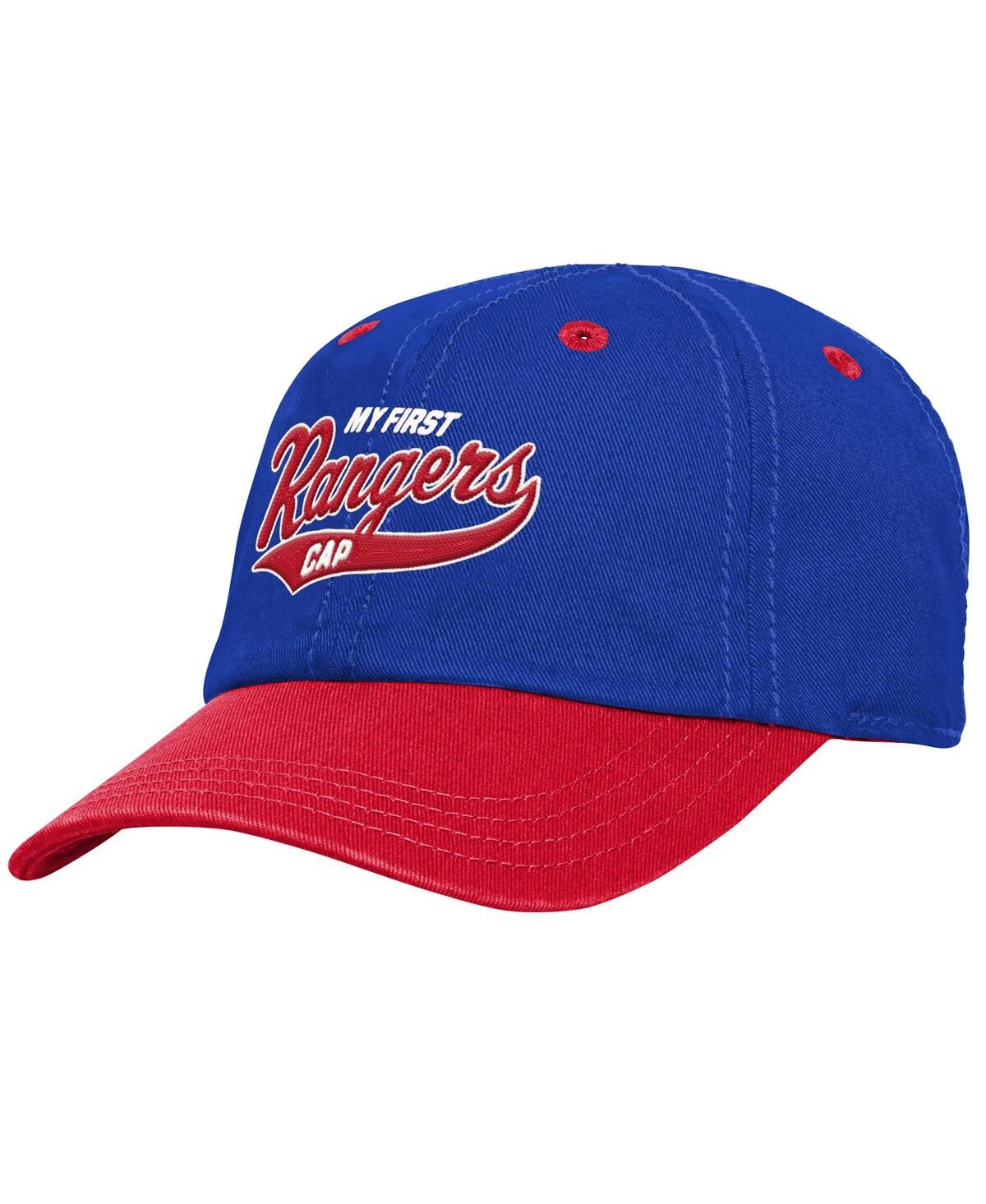 Outerstuff Baby Boys And Girls Blue New York Rangers My First Tail Sweep Slouch Flex Hat In Blue