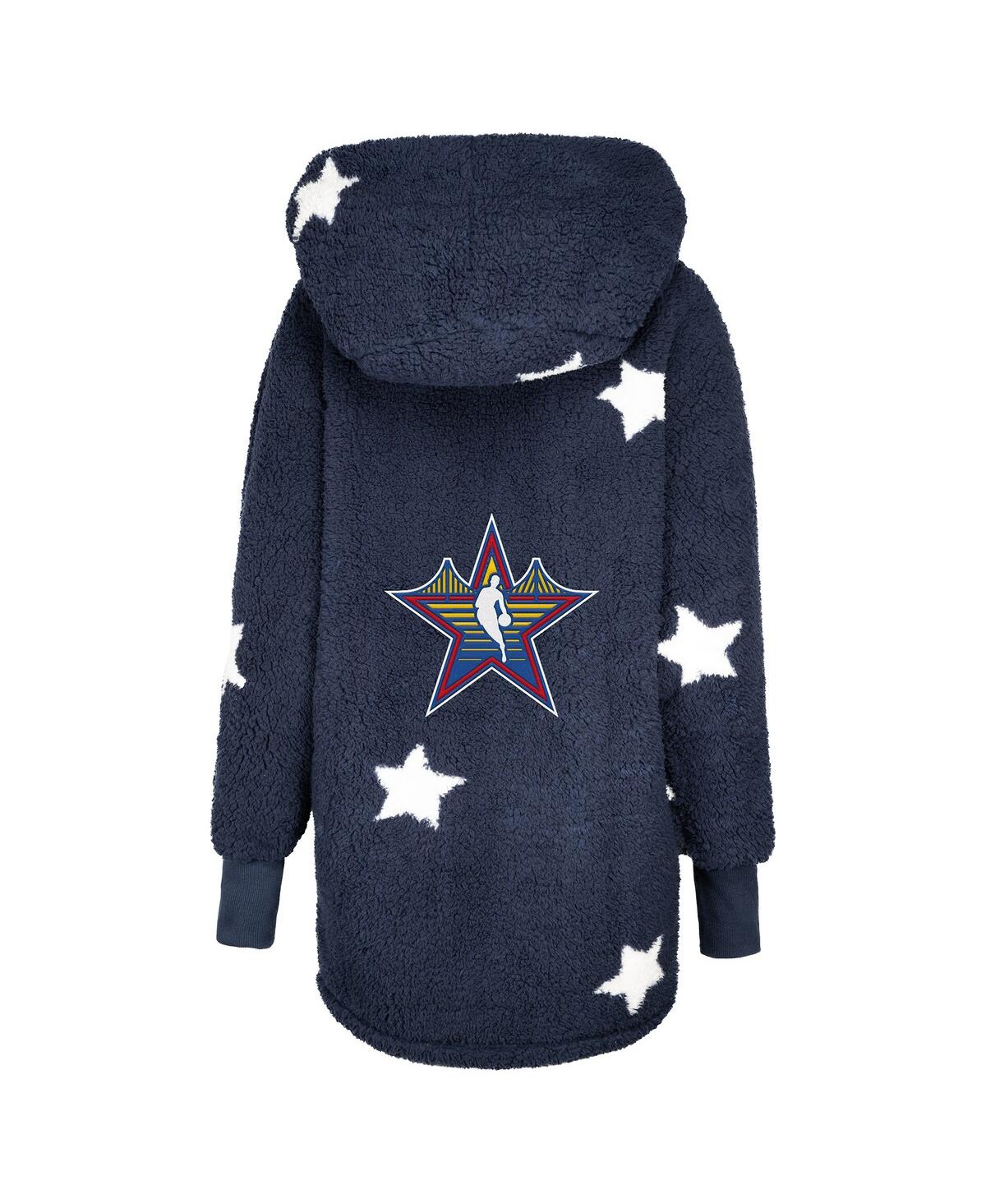 Jill Martin Men's And Women's Navy 2025 Nba All-star Game Lounger Open-front Sweater In Navy