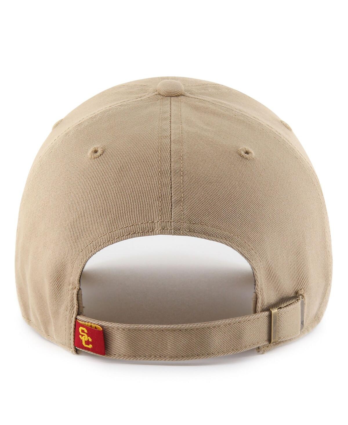 47 Brand Men's Khaki Usc Trojans Clean Up Adjustable Hat In Khaki