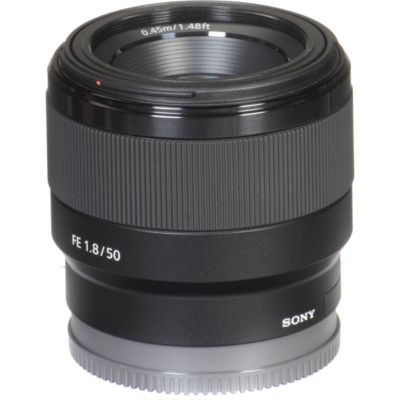 Sony - FE 50mm F1.8 Standard Lens (SEL50F18F/2), Black