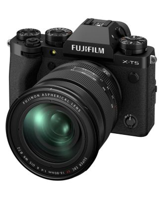 X-T5 Mirrorless Camera with XF 16-80mm f/4.0 R OIS WR Lens, Black