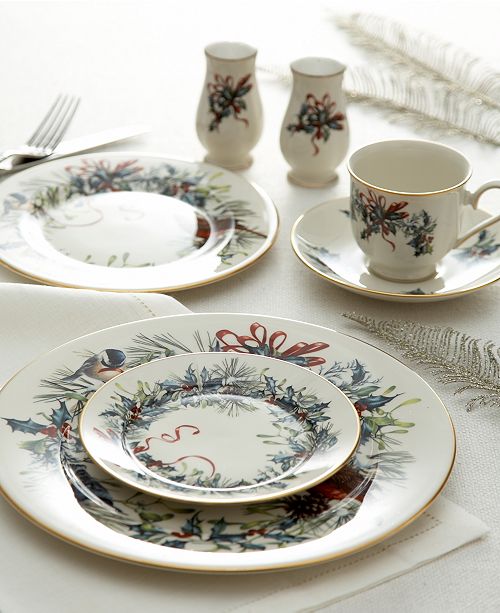 Lenox Winter Greetings Dinnerware Collection & Reviews - Fine China - Macy&#39;s