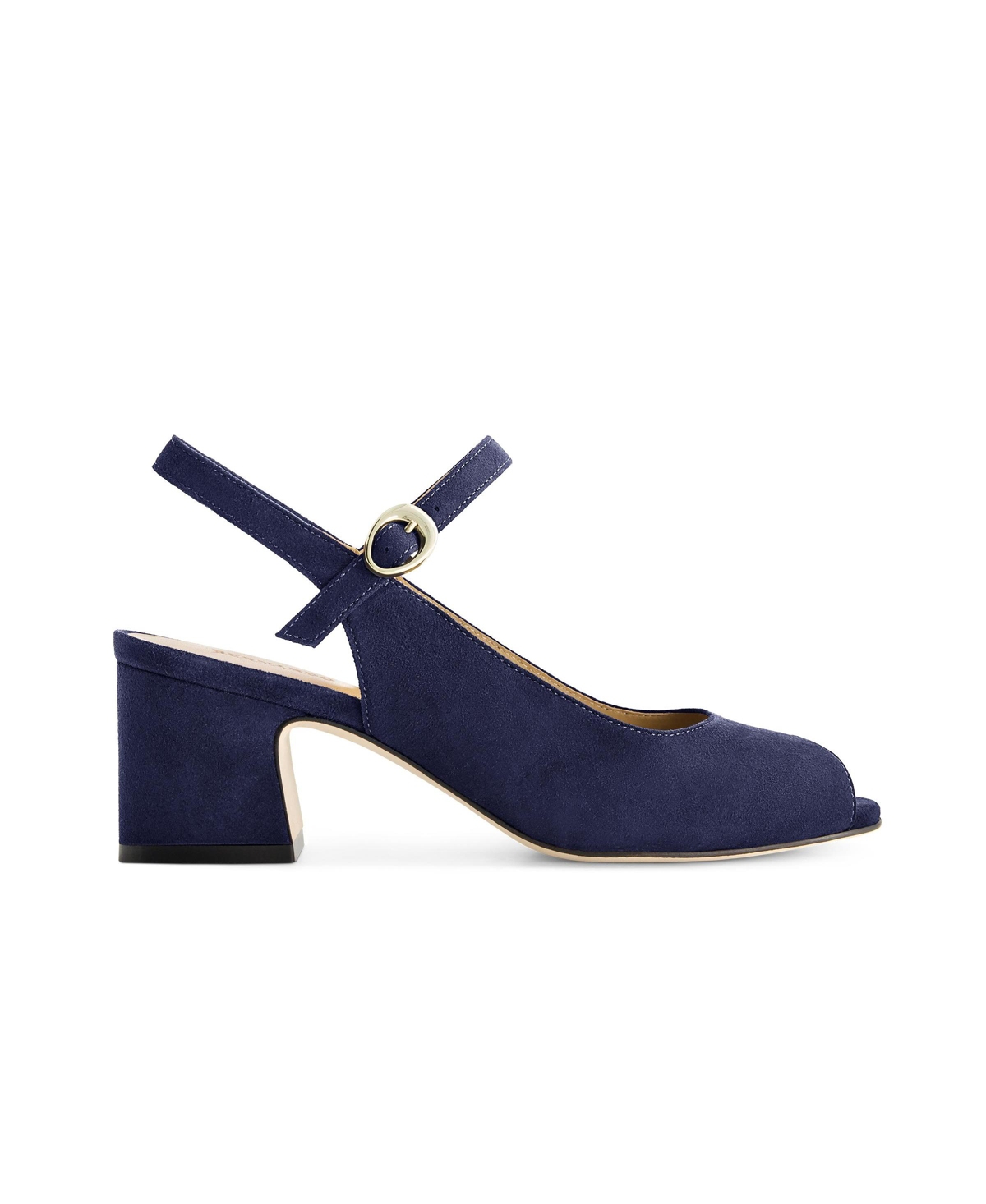 Bernardo Bailen Mary Jane Peep Toe Pump - Dark navy