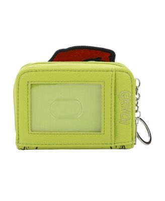 Grinch 3D Face Zip Around Women's Wallet