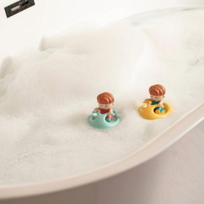 Toddler Pull & Go Wind-Up Surfboat for Kids, Floating Bath & Pool Toy, Auto-Paddling Water Play, Engaging & Durable Ages 1-4