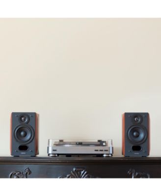 Bookshelf Speakers, 2-way Speakers with Built-in Wall-Mount Bracket - Needs amplifier or receiver to operate